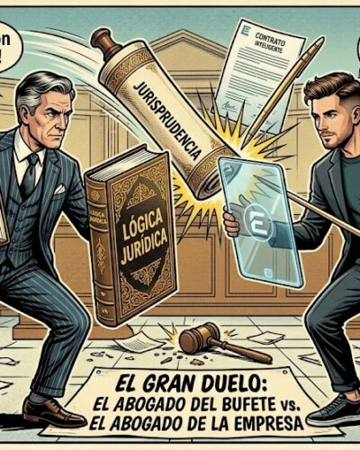 Dos profesionales del derecho frente a frente